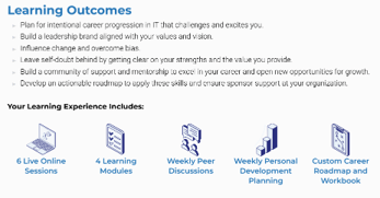 Sample of the Women Leading IT blueprint.