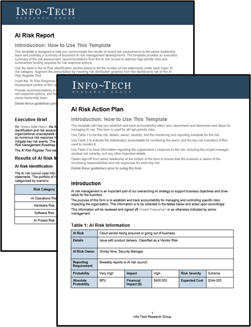 AI Risk Report & AI Risk Action Plan 
